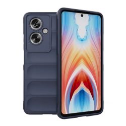   Szilikon telefonvédő (ütésállóság, kameravédő, 3D) SÖTÉTKÉK Oppo A79 5G