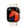 HOCO AS102 pótszíj (egyedi méret, kicsi, szilikon, 3D, mágneses) FEHÉR/NARANCSSÁRGA Apple Watch Series 8 41mm, Watch Series 9 41mm, Watch Series 7 41mm
