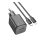 HOCO N41 hálózati töltő USB+Type-C aljzat (20W, GaN, PD gyorstöltő 3.0 + lightning kábel) FEKETE HOCO N41 hálózati töltő USB+Type-C aljzat (20W, GaN, PD gyorstöltő 3.0 + lightning kábel) FEKETE