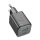 HOCO N41 hálózati töltő USB+Type-C aljzat (20W, GaN, PD gyorstöltő 3.0) FEKETE HOCO N41 hálózati töltő USB+Type-C aljzat (20W, GaN, PD gyorstöltő 3.0) FEKETE