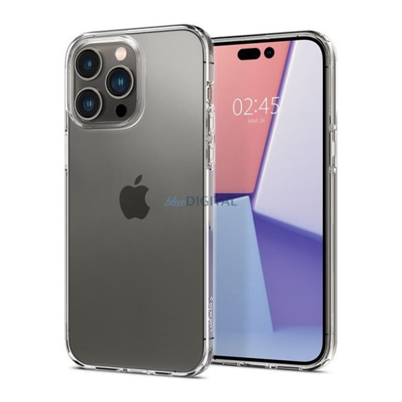 SPIGEN CRYSTAL FLEX szilikon telefonvédő (ütésállóság, légpárnás sarok) ÁTLÁTSZÓ Apple iPhone 14 Pro