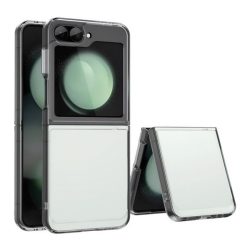   Szilikon telefonvédő (ütésállóság, átlátszó hátlap) ÁTLÁTSZÓ Samsung Galaxy Z Flip6 5G (SM-F741)