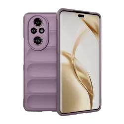   Szilikon telefonvédő (ütésállóság, kameravédő, 3D) LILA Honor 200 Pro
