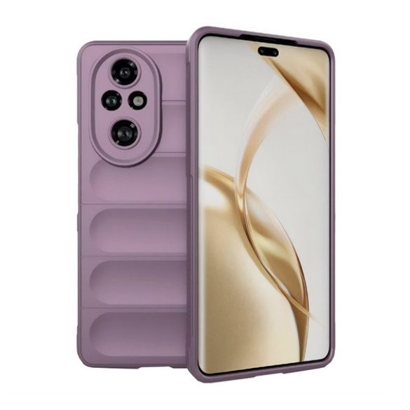 Szilikon telefonvédő (ütésállóság, kameravédő, 3D) LILA Honor 200 Pro