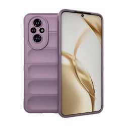   Szilikon telefonvédő (ütésállóság, kameravédő, 3D) LILA Honor 200