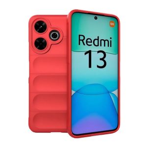 Szilikon telefonvédő (ütésállóság, kameravédő, 3D) PIROS Xiaomi Redmi 13