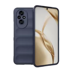   Szilikon telefonvédő (ütésállóság, kameravédő, 3D) SÖTÉTKÉK Honor 200
