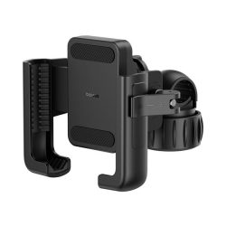   BASEUS GOTRIP kerékpáros és motoros telefontartó (kormányra rögzíthető, 360°, 5.7 - 7.2" méret) FEKETE Alcatel OTE, Sony C5, Samsung SGH-P300
