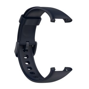 DEVIA DELUXE SPORT pótszíj (egyedi méret, szilikon, állítható) FEKETE Xiaomi Mi Band 7 Pro