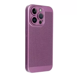   Műanyag telefonvédő (légáteresztő, lyukacsos, kameravédő) LILA Apple iPhone 16 Pro Max