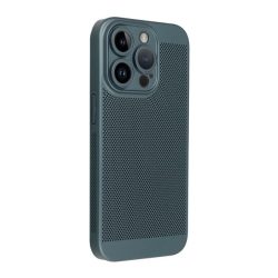   Műanyag telefonvédő (légáteresztő, lyukacsos, kameravédő) SÖTÉTZÖLD Apple iPhone 16 Pro