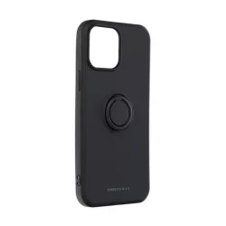   ROAR AMBER szilikon telefonvédő (tartógyűrű, mágneses, kameravédő) FEKETE Apple iPhone 16 Pro Max