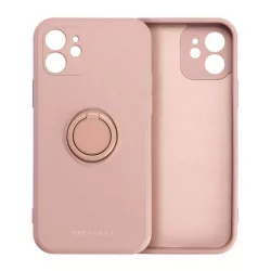   ROAR AMBER szilikon telefonvédő (tartógyűrű, mágneses, kameravédő) RÓZSASZÍN Apple iPhone 16 Plus