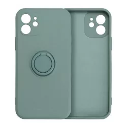   ROAR AMBER szilikon telefonvédő (tartógyűrű, mágneses, kameravédő) SÖTÉTZÖLD Apple iPhone 16 Plus