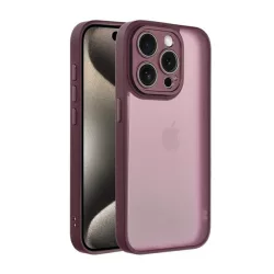   Szilikon telefonvédő (ütésállóság, akril hátlap, kameravédő) LILA Apple iPhone 16 Plus