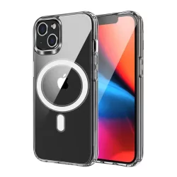   Szilikon telefonvédő (ütésállóság, MagSafe) ÁTLÁTSZÓ Apple iPhone 16 Plus