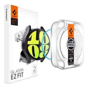 SPIGEN EZ FIT kijelzővédő üveg 2db (2.5D, 0.2mm, ultravékony, 9H) ÁTLÁTSZÓ Samsung Galaxy Watch 7 eSIM 44mm (SM-L315), Galaxy Watch 7 44mm (SM-L310)