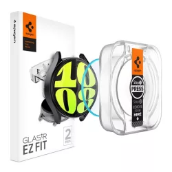   SPIGEN EZ FIT kijelzővédő üveg 2db (2.5D, 0.2mm, ultravékony, 9H) ÁTLÁTSZÓ Samsung Galaxy Watch 7 eSIM 40mm (SM-L305), Galaxy Watch 7 40mm (SM-L300)