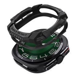   SPIGEN RUGGED ARMOR műanyag óra keret (ütésállóság) FEKETE Samsung Galaxy Watch Ultra eSIM 47mm (SM-L705)
