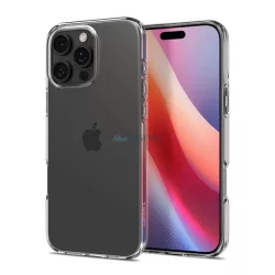   SPIGEN LIQUID CRYSTAL szilikon telefonvédő (ütésállóság, légpárnás sarok) ÁTLÁTSZÓ Apple iPhone 16 Pro Max