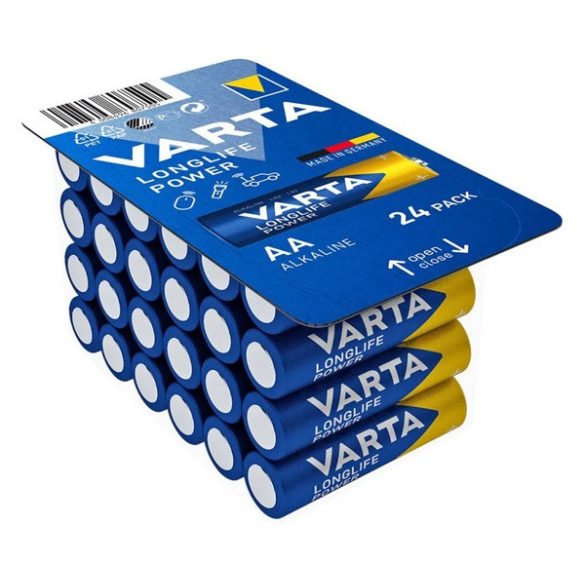 VARTA LONGLIFE POWER tartós elem (AA, LR06, 1.5V, lítium) 24db/csomag