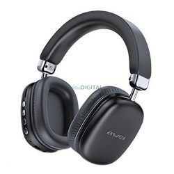   AWEI AT7 bluetooth fejhallgató SZTEREO (v5.0, mikrofon, zajszűrő) FEKETE