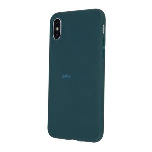 Szilikon telefonvédő (matt) SÖTÉTZÖLD Oppo Reno 12 5G