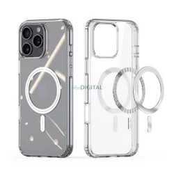   DUX DUCIS CLIN műanyag telefonvédő (ütésállóság, légpárnás sarok, szilikon keret, MagSafe) ÁTLÁTSZÓ Apple iPhone 16 Pro Max