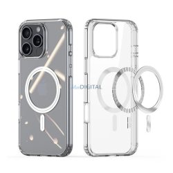   DUX DUCIS CLIN műanyag telefonvédő (ütésállóság, légpárnás sarok, szilikon keret, MagSafe) ÁTLÁTSZÓ Apple iPhone 16 Pro