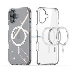   DUX DUCIS CLIN műanyag telefonvédő (ütésállóság, légpárnás sarok, szilikon keret, MagSafe) ÁTLÁTSZÓ Apple iPhone 16