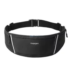   SPIGEN A710 tok fekvő (univerzális, derékra rögzíthető övtáska, vízálló, 195x113mm, SPORT) FEKETE