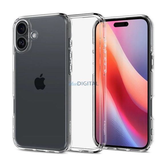 SPIGEN ULTRA HYBRID műanyag telefonvédő (ütésállóság, légpárnás keret) ÁTLÁTSZÓ Apple iPhone 16