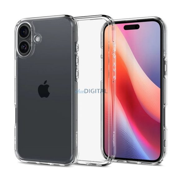 SPIGEN ULTRA HYBRID műanyag telefonvédő (ütésállóság, légpárnás keret) ÁTLÁTSZÓ Apple iPhone 16 Plus