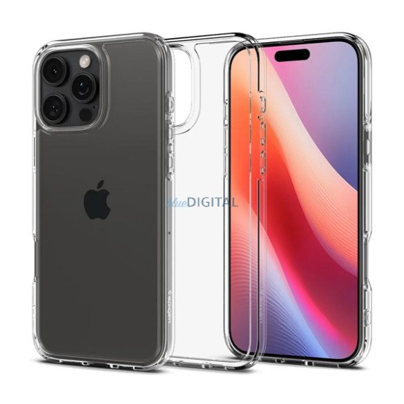 SPIGEN ULTRA HYBRID műanyag telefonvédő (ütésállóság, légpárnás keret) ÁTLÁTSZÓ Apple iPhone 16 Pro Max