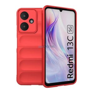 Szilikon telefonvédő (ütésállóság, kameravédő, 3D) PIROS Xiaomi Redmi 13C 5G