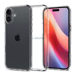   SPIGEN CRYSTAL HYBRID szilikon telefonvédő (ütésállóság, műanyag keret) ÁTLÁTSZÓ Apple iPhone 16 Plus