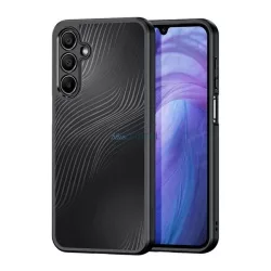  DUX DUCIS AIMO műanyag telefonvédő (ütésállóság, szilikon keret, kameravédő, MagSafe, hullám) FEKETE Samsung Galaxy A16