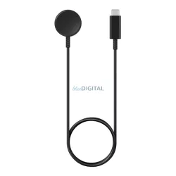   SAMSUNG asztali töltő Type-C (2A, wireless, mágneses, 80cm, Samsung Watch töltő) FEKETE Samsung Galaxy Watch Active (SM-R500N), Galaxy Watch Active 2 40mm (SM-R830N), Galaxy Watch Active 2 44mm (