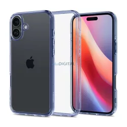   SPIGEN ULTRA HYBRID műanyag telefonvédő (ütésállóság, légpárnás keret, fényes keret) VILÁGOSKÉK Apple iPhone 16 Plus