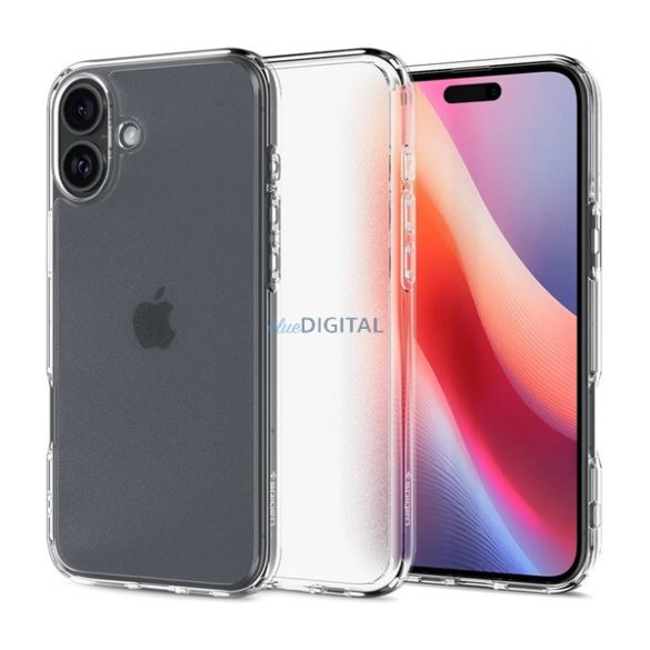 SPIGEN ULTRA HYBRID műanyag telefonvédő (ütésállóság, légpárnás keret, matt) ÁTLÁTSZÓ Apple iPhone 16