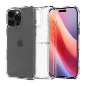 SPIGEN ULTRA HYBRID műanyag telefonvédő (ütésállóság, légpárnás keret, matt) ÁTLÁTSZÓ Apple iPhone 16 Pro Max