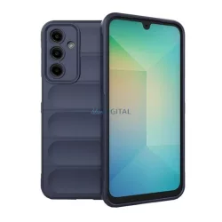   Szilikon telefonvédő (ütésállóság, kameravédő, 3D) SÖTÉTKÉK Samsung Galaxy A16