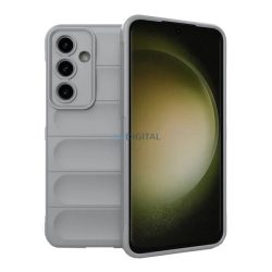   Szilikon telefonvédő (ütésállóság, kameravédő, 3D) VILÁGOSSZÜRKE Samsung Galaxy S24 FE (SM-S721)