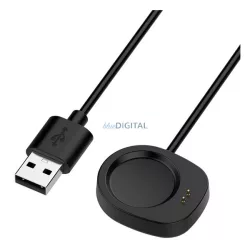 Töltőkábel USB (mágneses, 100cm) FEKETE Amazfit Balance