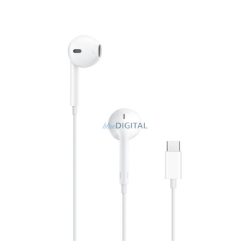   APPLE fülhallgató SZTEREO (Type-C, mikrofon, felvevő gomb, hangerőszabályzó, MTJY3ZM/A utód) FEHÉR