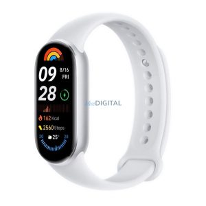 XIAOMI Smart Band 9 bluetooth okoskarkötő (v5.4, aktivitásmérő, alvásmonitor, 150 sport mód, vízálló, 5 ATM) EZÜST