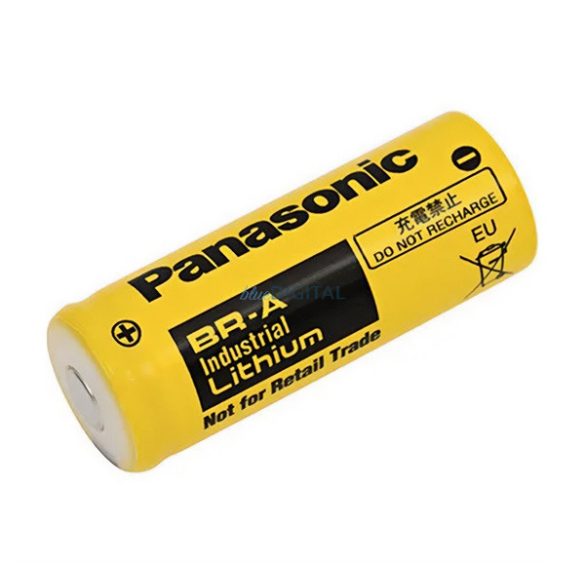 PANASONIC elem (BR-A/BN, 1800mAh, szén-fluorid lítium, ipari) 1db/csomag