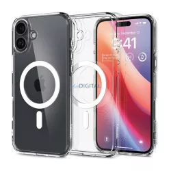   SPIGEN ULTRA HYBRID MAG műanyag telefonvédő (ütésállóság, légpárnás keret, MagSafe) FEHÉR Apple iPhone 16 Plus 5G