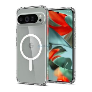 SPIGEN ULTRA HYBRID MAG műanyag telefonvédő (ütésállóság, légpárnás keret, MagSafe) FEHÉR Google Pixel 9 Pro XL 5G