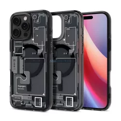   SPIGEN ULTRA HYBRID ZERO ONE műanyag telefonvédő (ütésállóság, légpárnás keret, MagSafe) FEKETE Apple iPhone 16 Pro Max